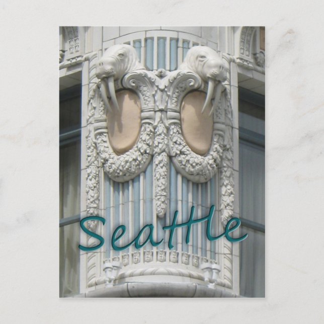 Seattle Walrus Postcard (Front)