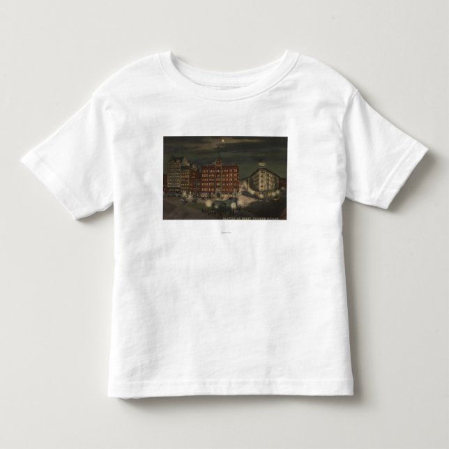 Seattle, WAPioneer Square at Night Toddler T-shirt (Front)