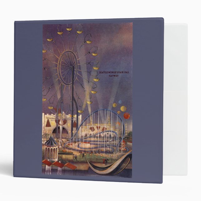Seattle, Washington1962 World's Fair Poster Binder (Front/Inside)