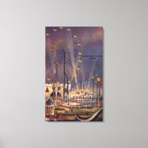 Seattle, Washington1962 World's Fair Poster Canvas Print