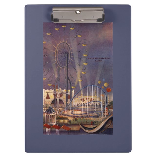 Seattle, Washington1962 World's Fair Poster Clipboard (Front)