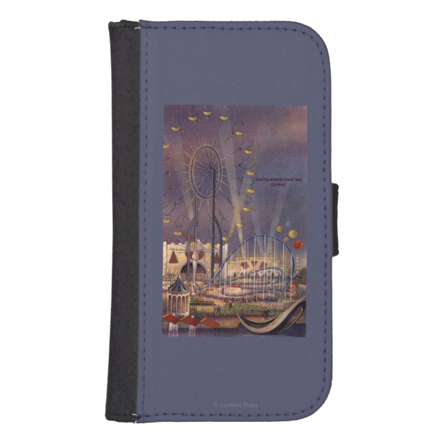 Seattle, Washington1962 World's Fair Poster Samsung Galaxy Wallet Case (Front)