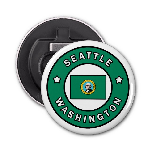 Seattle Washington Bottle Opener (Front)