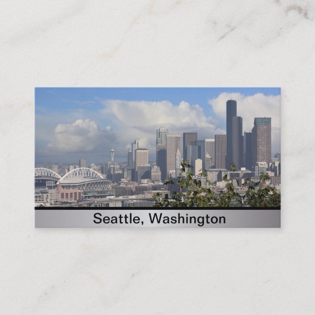 Seattle Washington Business Card (Front)