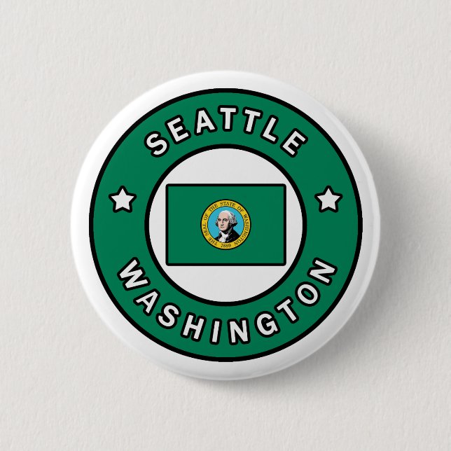 Seattle Washington Button (Front)