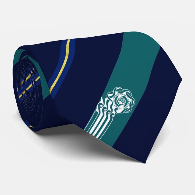 Seattle (Washington) city flag Neck Tie (Rolled)