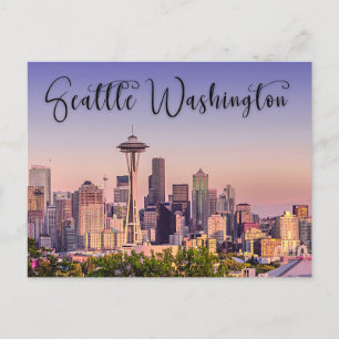 Seattle Washington City Postcard