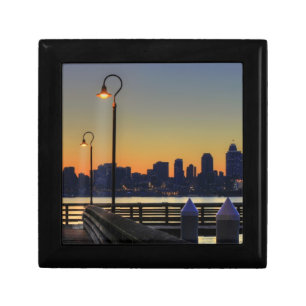Seattle Washington Downtown Skyline Jewelry Box
