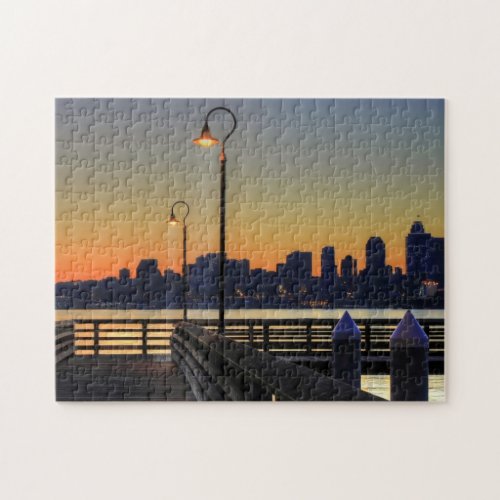 Seattle Washington Downtown Skyline Jigsaw Puzzle