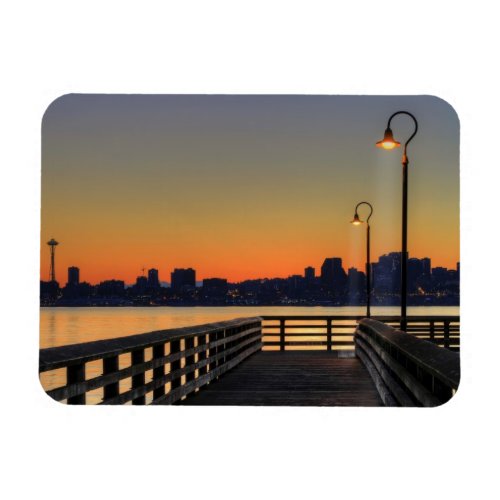 Seattle Washington Downtown Skyline Magnet