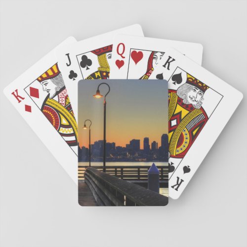 Seattle Washington Downtown Skyline Playing Cards