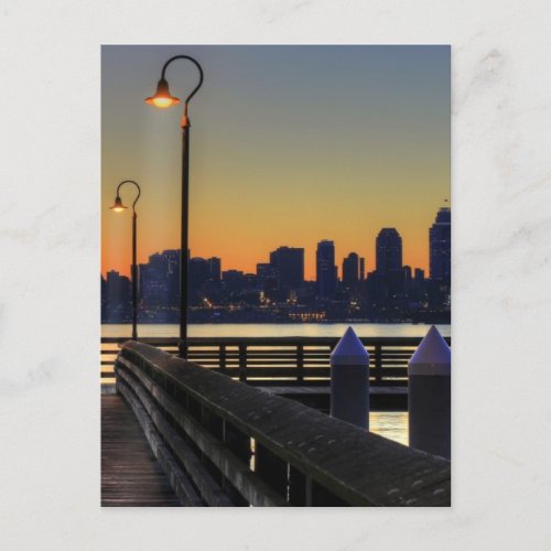 Seattle Washington Downtown Skyline Postcard