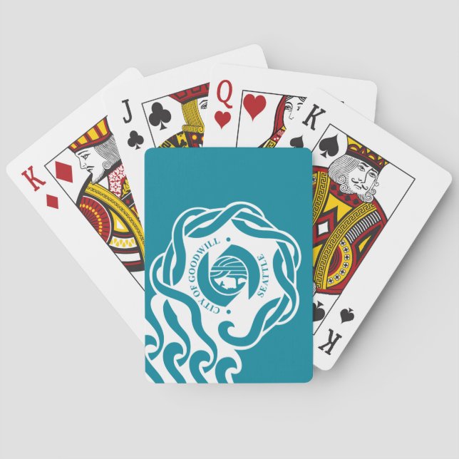Seattle (Washington) Flag Poker Cards (Back)