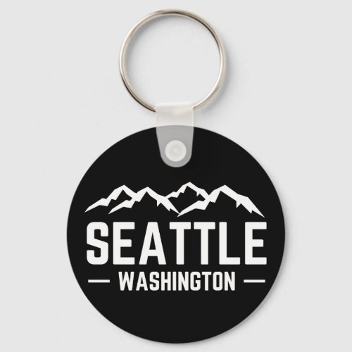 Seattle Washington Keychain