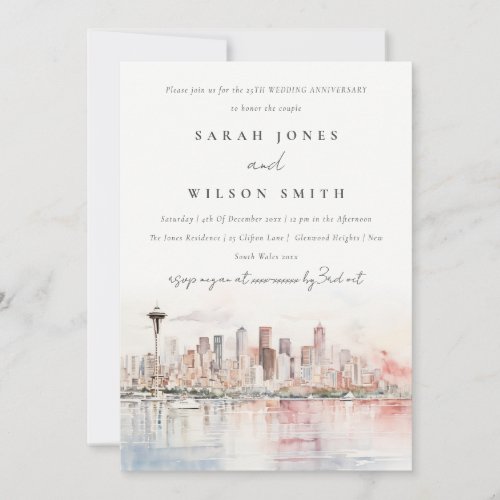 Seattle Washington  Landscape Wedding Anniversary