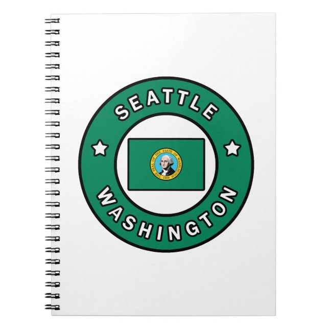 Seattle Washington Notebook (Front)