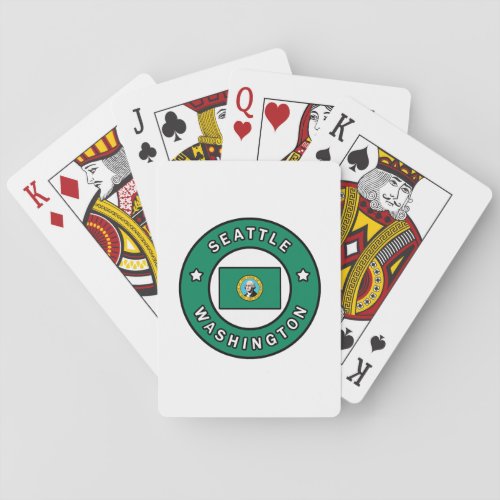 Seattle Washington Poker Cards