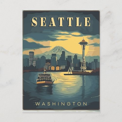 Seattle Washington Postcard