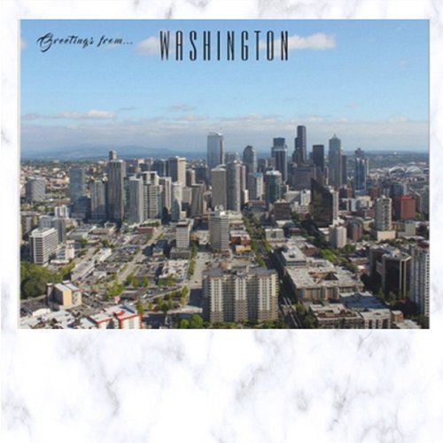 Seattle Washington Postcard