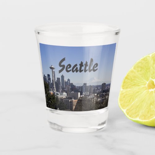 Seattle Washington scene Shot Glass