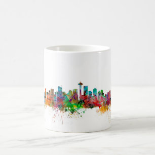 Seattle Washington Skyline Coffee Mug