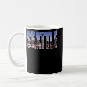 Seattle Washington Skyline Gift Keepsake Souvenir Coffee Mug