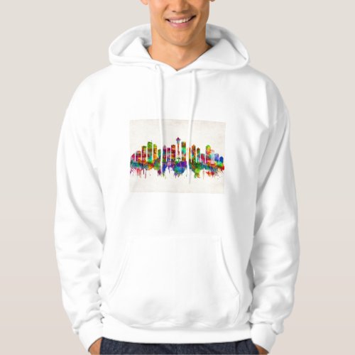 Seattle Washington Skyline Hoodie