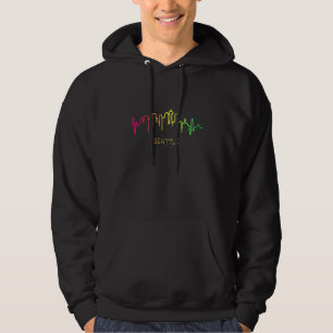 Seattle Washington Skyline Hoodie