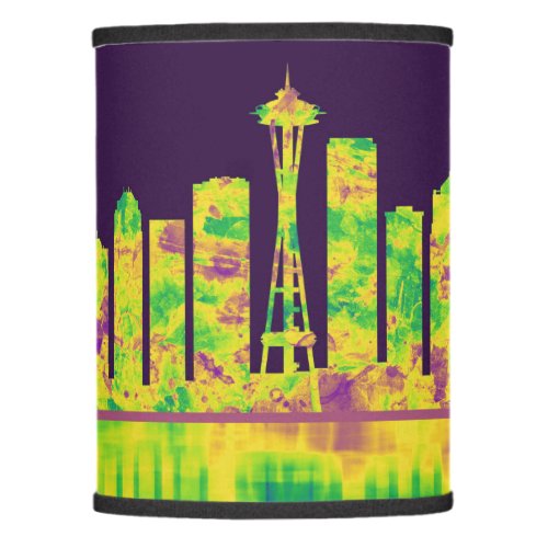 Seattle Washington Skyline Lamp Shade