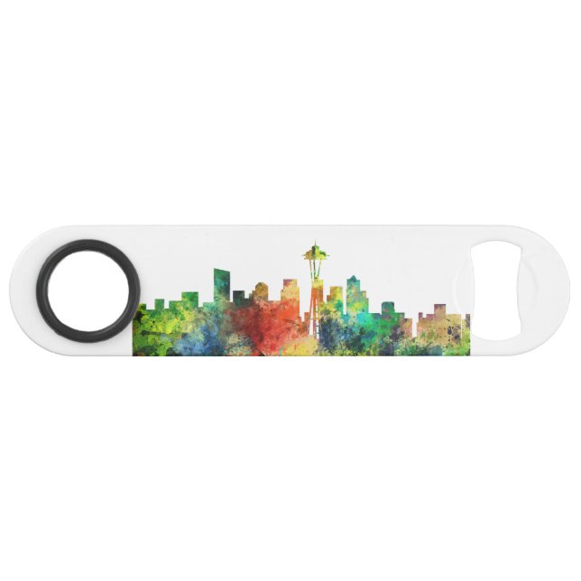 SEATTLE WASHINGTON SKYLINE SP - SPEED BOTTLE OPENER (Back Horizontal)