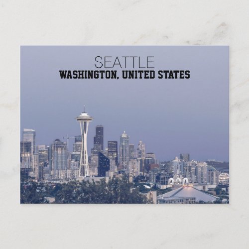 Seattle Washington Space Needle Postcard