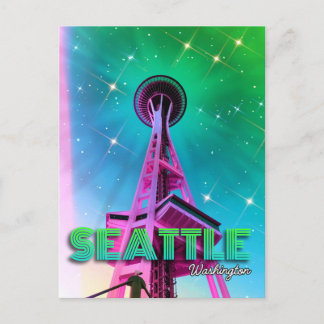 Seattle Washington Space Needle Postcard
