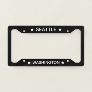 Seattle Washington Stars License Plate Frame