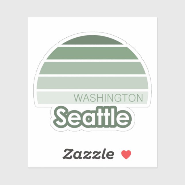 Seattle Washington Sticker (Sheet)
