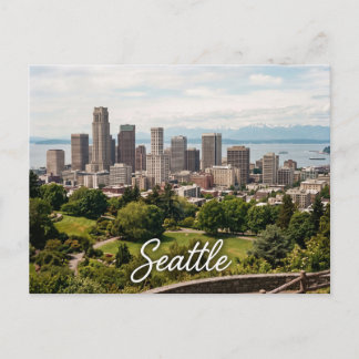 Seattle Washington Travel Postcard