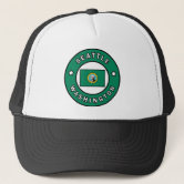 Chapeau De Camionneur Washington Evergreen State - Gris Mesh Ajustable (occasion)