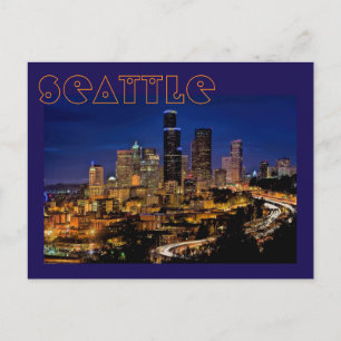Seattle, Washington, U.S.A. The Emerald City Postcard