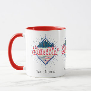 Seattle Washington United States City Skyline USA Mug
