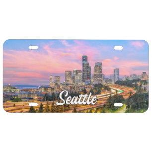 Seattle, Washington, United States License Plate