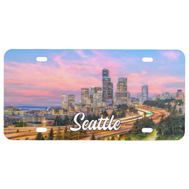 Seattle, Washington, United States License Plate (Front)
