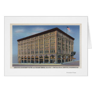 Seattle, Washington - View of Senator Apt Cards