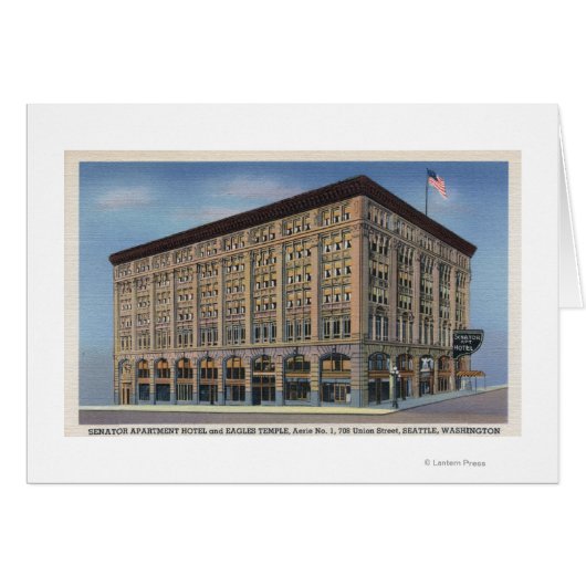 Seattle, Washington - View of Senator Apt Cards (Front Horizontal)