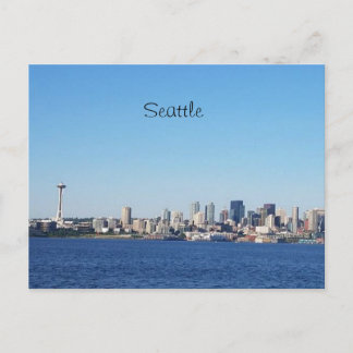 Seattle Washington View of the City From the Water Postcard