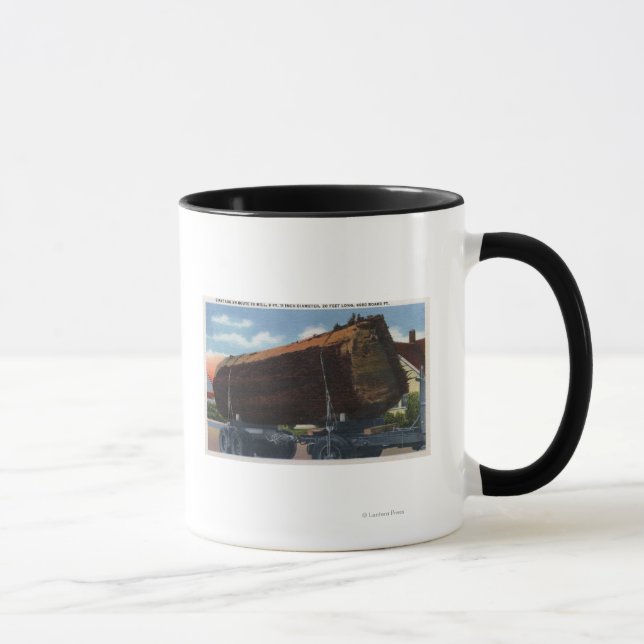 Seattle, WashingtonGiant Log en route to Mill Mug (Right)