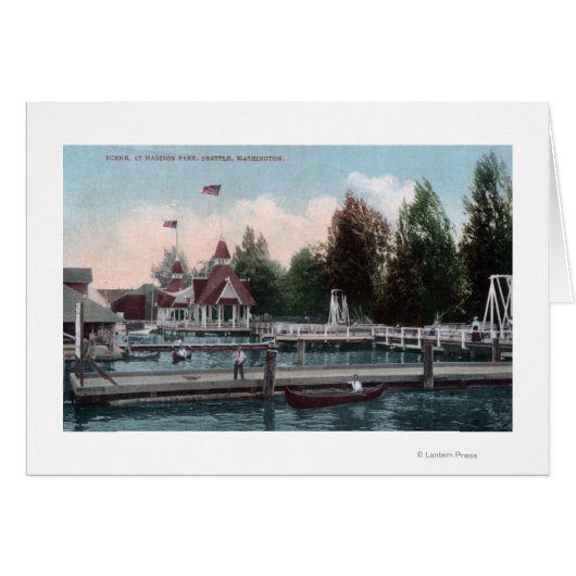 Seattle, WashingtonMadison Park Scene (Front Horizontal)