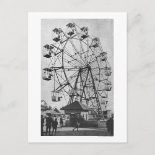 Seattle, WashingtonYukon-Pacific Expo Ferris Postcard