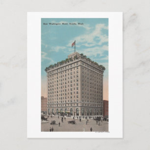 Seattle, WAView of the Washington Hotel Postcard