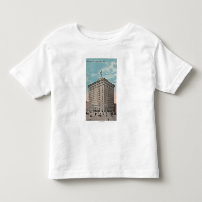 Seattle, WAView of the Washington Hotel Toddler T-shirt (Front)