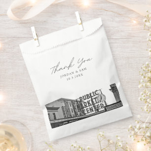 Seattle Wedding Favor Pikes Place Photo Thank You Favor Bag