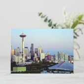 Seattle with Mount Rainier, Washington State, U.S. (Standing Front)